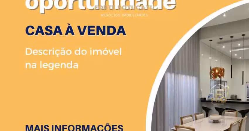 Casa com 3 quartos à venda no Residencial Ouro Verde, Botucatu 