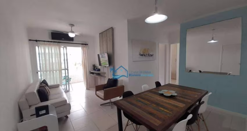 Apartamento com 2 dormitórios para alugar, 74 m² por R$ 7.900,00/mês - Riviera Módulo 6 - Bertioga/SP