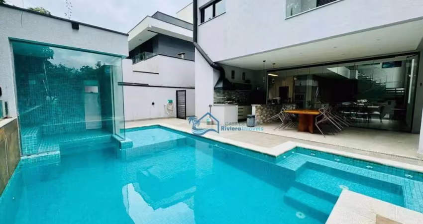Casa com 5 dormitórios, 337 m² - venda por r$ 6.500.000,00 ou aluguel por r$ 3.500,00/dia - riviera - módulo 24 - bertioga/sp
