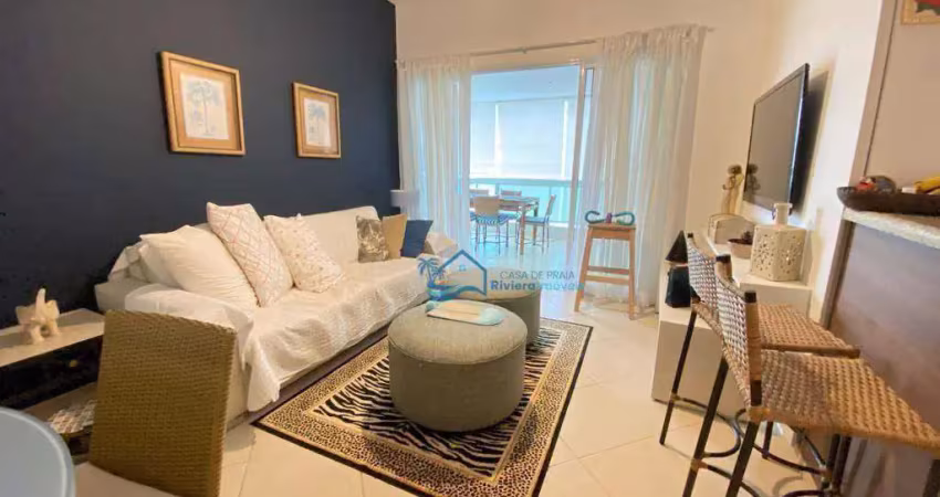 Apartamento com 3 dormitórios para alugar, 106 m² por R$ 1.600,00/dia - Riviera - Módulo 8 - Bertioga/SP