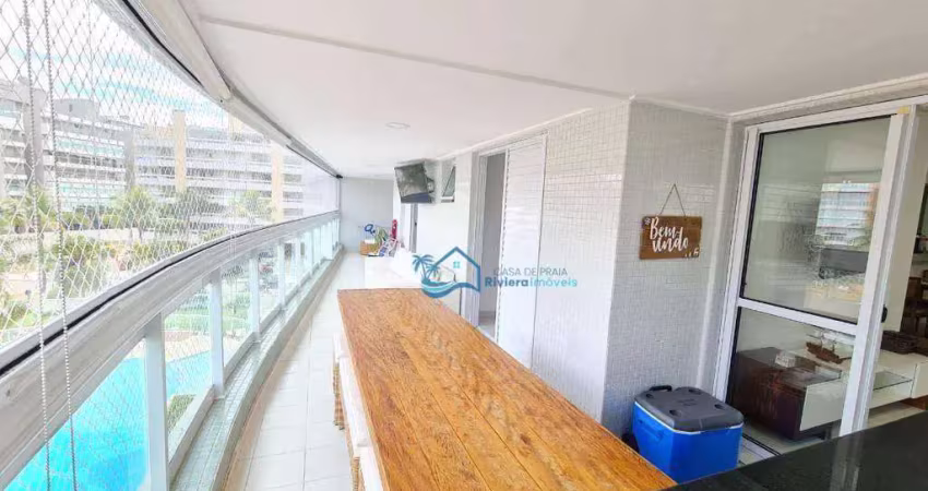 Apartamento com 4 dormitórios à venda, 123 m² por R$ 3.900.000,00 - Riviera - Módulo 7 - Bertioga/SP