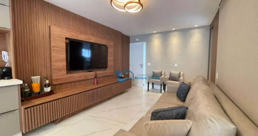 Apartamento com 4 dormitórios para alugar, 153 m² por R$ 5.650,00/dia - Riviera - Módulo 7 - Bertioga/SP