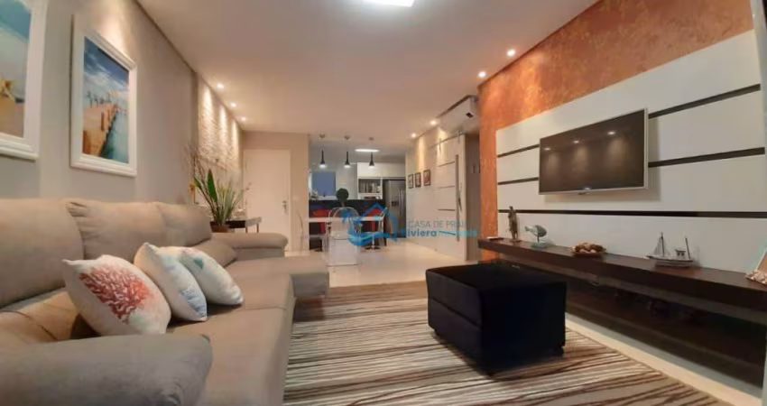 Apartamento com 3 dormitórios, 129 m² - venda por R$ 3.200.000,00 ou aluguel por R$ 5.345,00/dia - Riviera Módulo 07 - Bertioga/SP