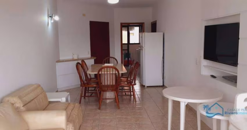 Apartamento com 2 dormitórios para alugar, 84 m² por R$ 1.380,00/dia - Riviera Módulo 4 - Bertioga/SP