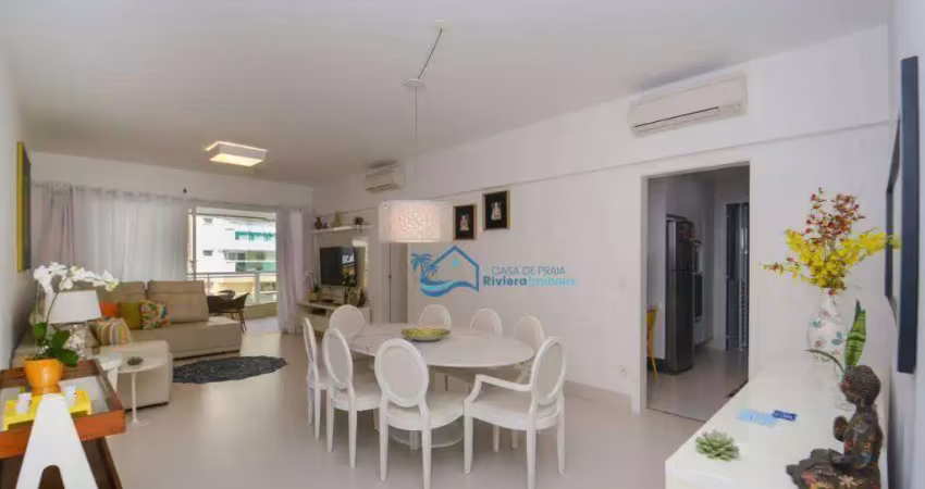 Apartamento com 4 dormitórios para alugar, 142 m² por r$ 2.900,00/dia - riviera - módulo 8 - bertioga/sp