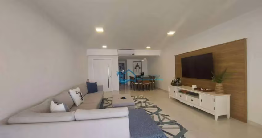 Apartamento com 4 dormitórios para alugar, 264 m² por R$ 3.800,00/dia - Riviera Módulo 7 - Bertioga/SP