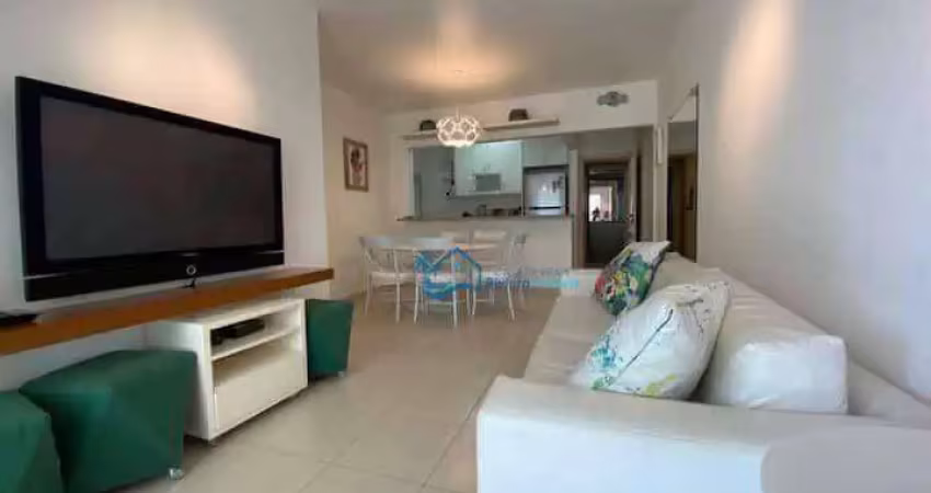 Apartamento com 3 dormitórios para alugar, 95 m² por r$ 2.950,00/dia - riviera de são lourenço - bertioga/sp