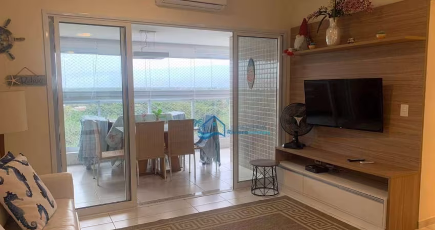 Apartamento com 3 dormitórios para alugar, 98 m² por R$ 750,00/dia - Jardim  São Lourenço - Bertioga/SP