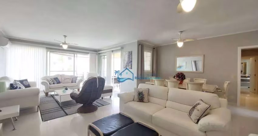 Apartamento com 3 dormitórios à venda, 181 m² por r$ 4.700.000,00 - riviera módulo 04 - bertioga/sp