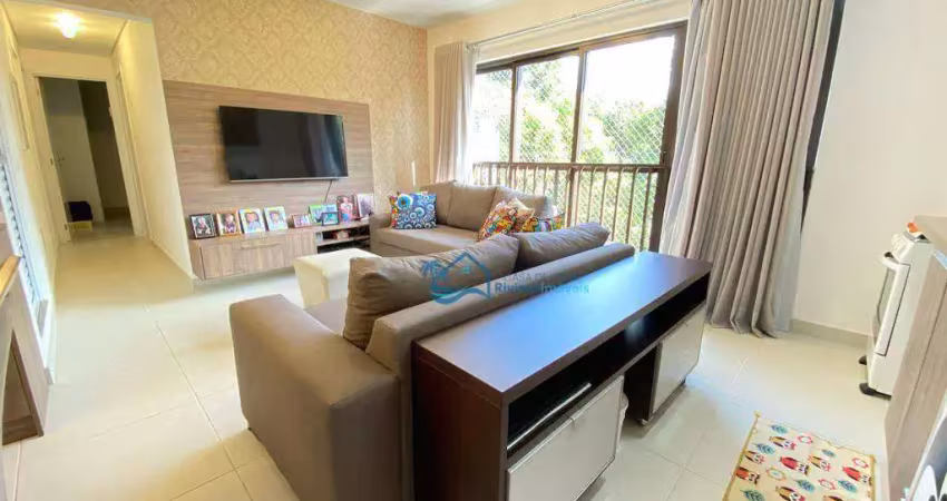 Apartamento com 3 dormitórios à venda, 140 m² por r$ 2.200.000,00 - riviera - módulo 24 - bertioga/sp