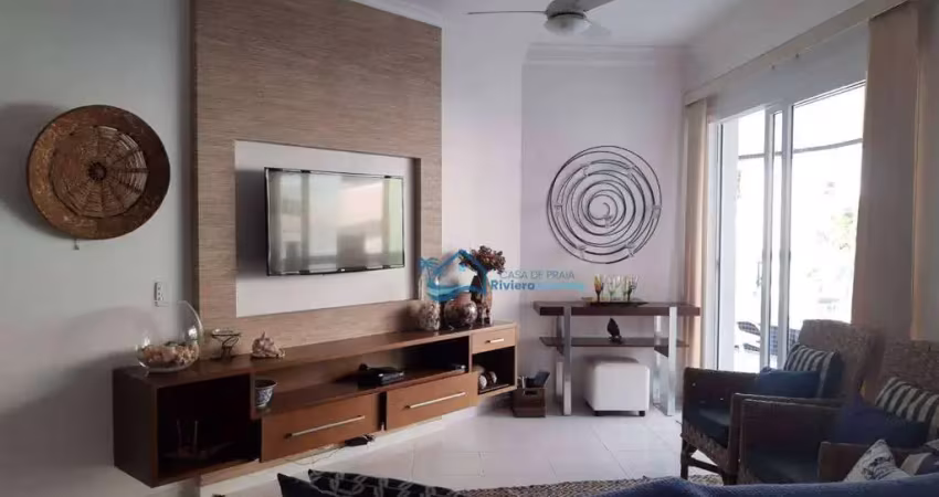 Apartamento com 3 dormitórios para alugar, 116 m² por r$ 15.000,00/mês - riviera módulo 02 - bertioga/sp