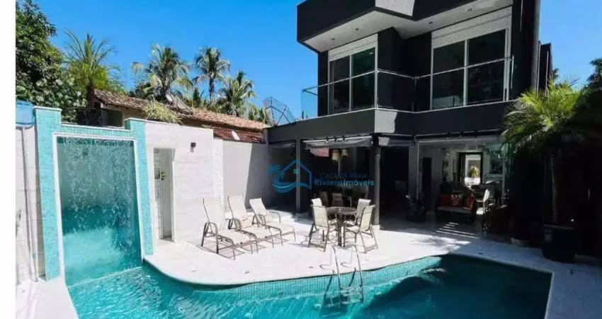 Casa com 5 dormitórios à venda, 459 m² por R$ 8.800.000,00 - Riviera Módulo 21 - Bertioga/SP