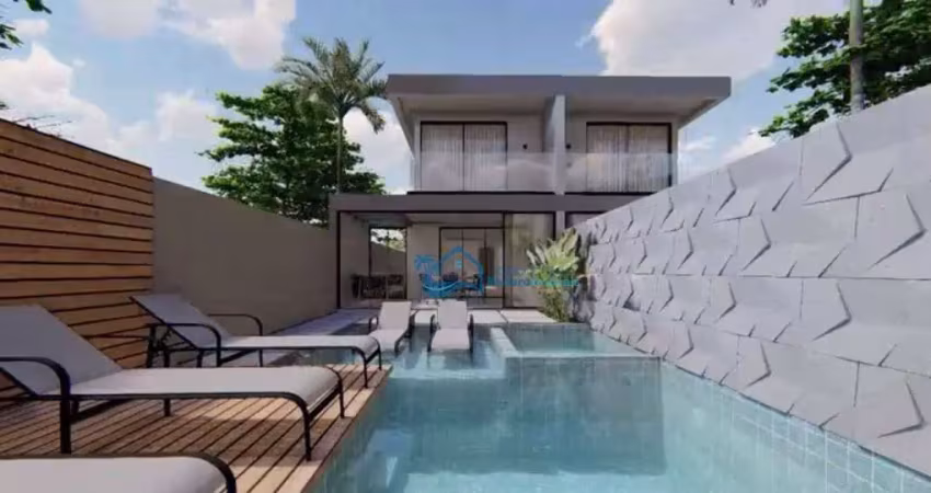 Sobrado com 5 dormitórios à venda, 197 m² por R$ 2.200.000,00 - Boracéia - Bertioga/SP