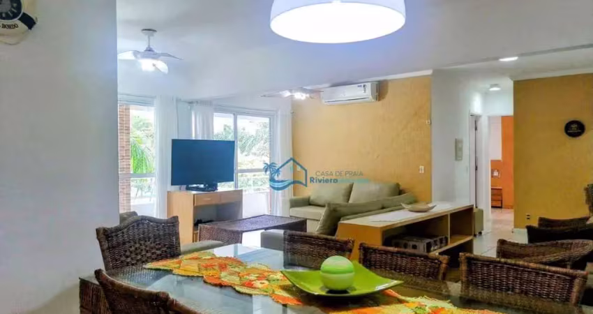 Apartamento com 4 dormitórios à venda, 148 m² por r$ 2.800.000,00 - riviera de são lourenço - bertioga/sp