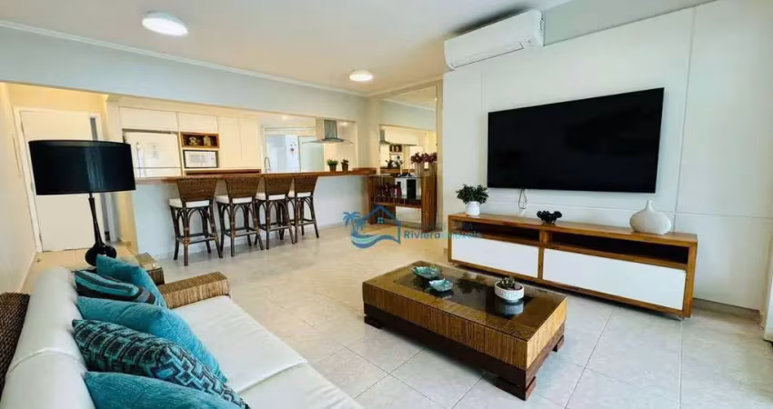 Apartamento com 3 dormitórios à venda, 140 m² por r$ 4.900.000,00 - riviera módulo 07 - bertioga/sp