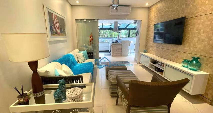Apartamento com 3 dormitórios para alugar, 125 m² por R$ 12.000,00/mês - Riviera Módulo 2 - Bertioga/SP
