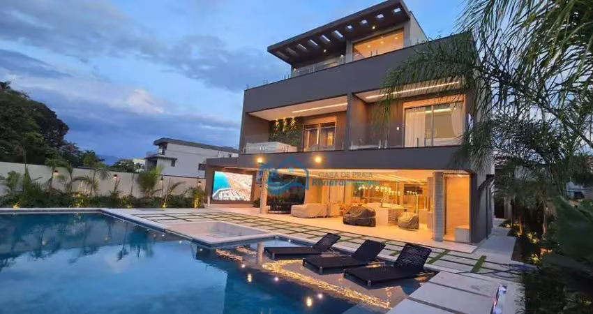 Casa com 7 dormitórios à venda, 967 m² por r$ 29.800.000,00 - riviera módulo 12 - bertioga/sp