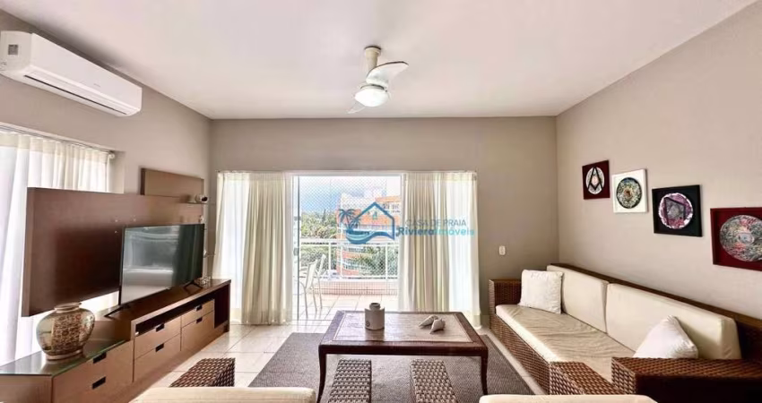 Apartamento com 3 dormitórios à venda, 151 m² por R$ 3.600.000,00 - Riviera - Módulo 7 - Bertioga/SP