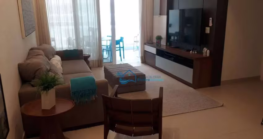 Apartamento com 3 dormitórios para alugar, 113 m² por r$ 3.200,00/dia - riviera - módulo 7 - bertioga/sp