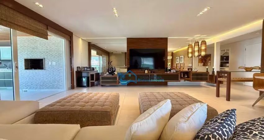 Apartamento com 4 dormitórios, 254 m² - venda por r$ 16.500.000,00 ou aluguel por r$ 8.000,00/dia - riviera módulo 08 - bertioga/sp