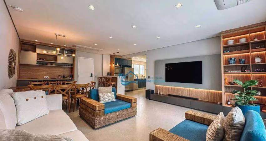 Apartamento com 3 dormitórios, 132 m² - venda por R$ 4.900.000,00 ou aluguel por R$ 22.000,00/mês - Riviera - Módulo 7 - Bertioga/SP