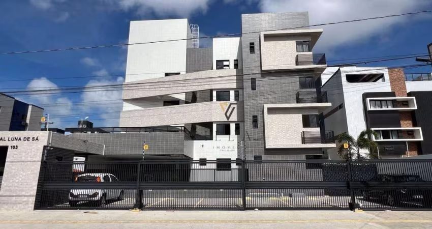 xcelente Apartamento com 2 dormitórios 2 Quartos sendo 1 Suíte, 1 Sala,  venda, 60 m² por R$ 310.000 - Jardim Cidade Universitária - João Pessoa/PB