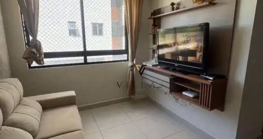 Flat porteira fechada com 1 dormitório, sala e cozinha americana integradas à venda, 37 m² por r$ 395.000 - intermares - cabedelo/pb