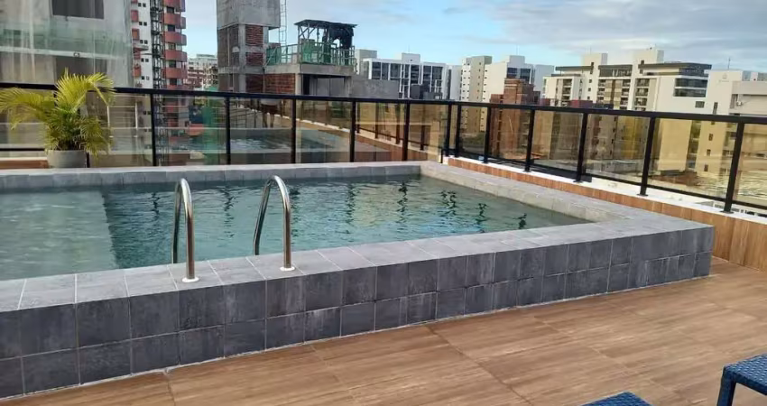 Studio a 400m da praia de intermares com 1 dormitório, sala e cozinha integradas à venda, 21 m² por r$ 339.000 - intermares - cabedelo/pb