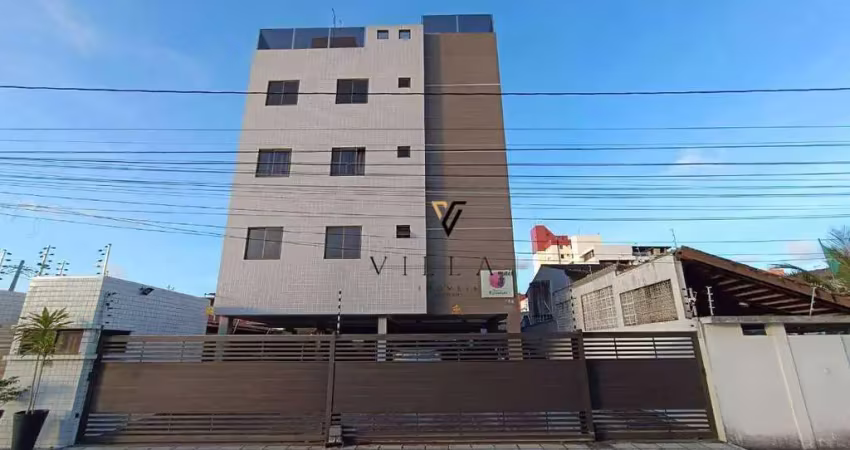 Apartamento a 400m da praia com 3 dormitórios, 2 salas, cozinha americana e varanda  à venda, 81 m² por r$ 457.000 - intermares - cabedelo/pb