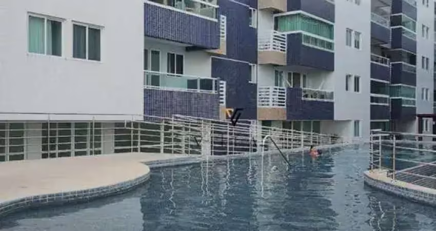 Apartamento pé na areia com 2 dormitórios, sala, cozinha americana e varanda à venda, 77 m² por r$ 950.000 - bessa - joão pessoa/pb