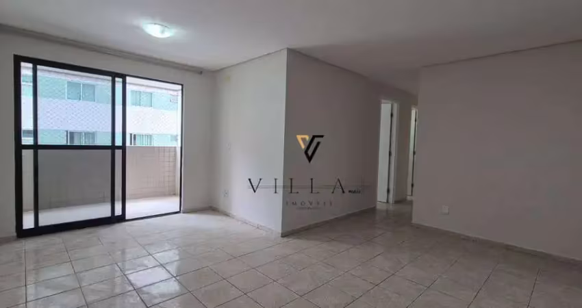 Apartamento amplo com 3 dormitórios, 2 salas, cozinha e varanda à venda, 84 m² por r$ 615.000,00 - tambaú - joão pessoa/pb