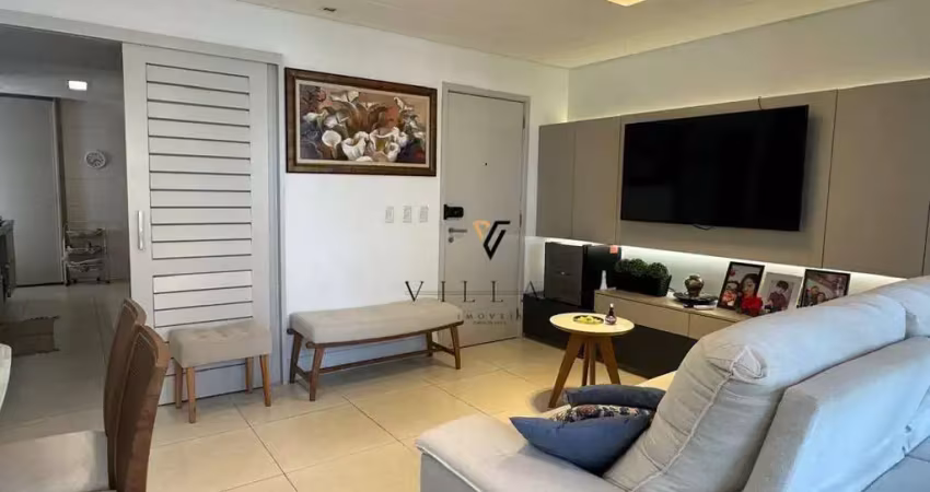 Apartamento porteira fechada com 4 dormitórios, 2 salas, cozinha e 2 varandas (1 gourmet) à venda, 131 m² por r$ 1.300.000 - miramar - joão pessoa/pb