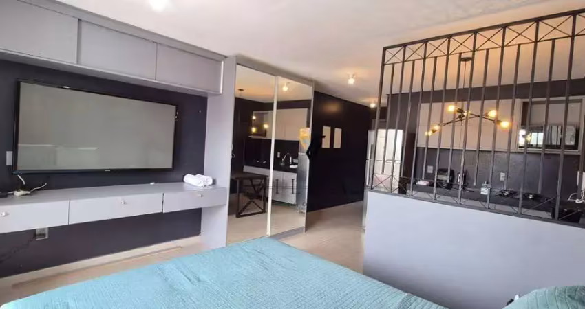 Flat a 100m da praia com 1 dormitório, sala, cozinha e varanda integradas à venda, 33 m² por r$ 390.000 - jardim oceania - joão pessoa/pb