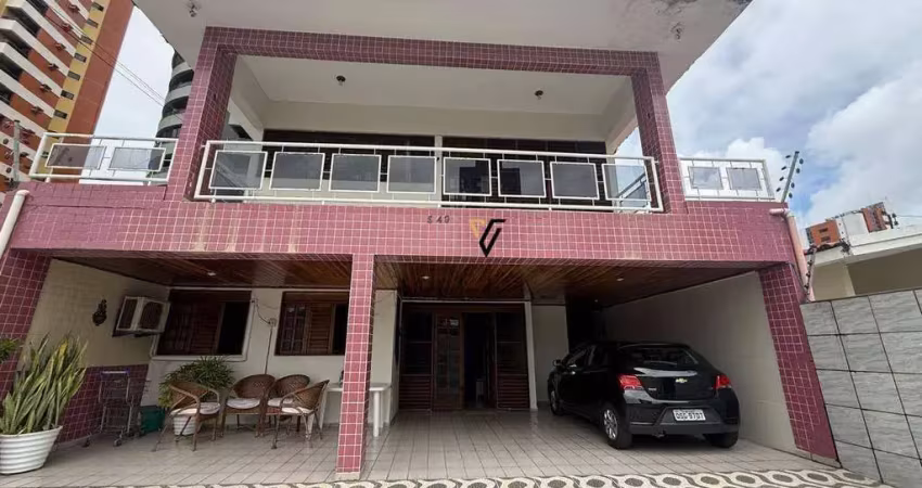 Casa ampla com 4 dormitórios, 3 salas, cozinha e varanda à venda, 300,66 m² por r$ 1.300.000 - manaíra - joão pessoa/pb