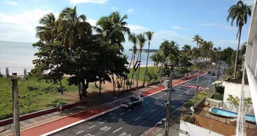 Apartamento vista mar com 1 dormitório, sala, cozinha americana e varanda integradas à venda, 43 m² por r$ 470.000 - cabo branco - joão pessoa/pb