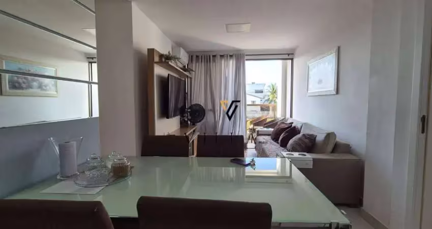 Apartamento com 3 dormitórios, sala, cozinha americana e varanda à venda, 65 m² por r$ 390.000 - bessa - joão pessoa/pb