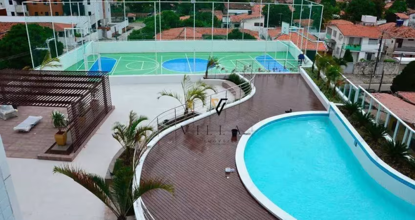 Apartamento  belíssimo com 3 dormitórios, 2 salas, cozinha e varanda à venda, 72 m² por r$ 620.000 - manaíra - joão pessoa/pb