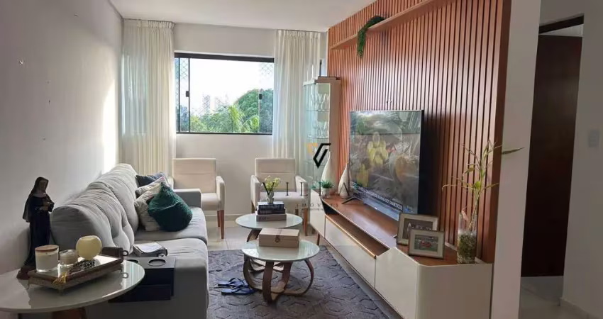 Apartamento amplo com 2 dormitórios, sala, cozinha americana e varanda gourmet à venda, 59 m² por r$ 300.000 - cidade dos colibris - joão pessoa/pb
