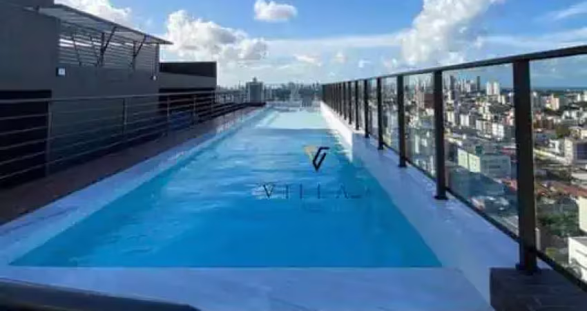 Apartamento amplo com 3 dormitórios, sala 2 ambientes, cozinha e varanda à venda, 74 m² por r$ 620.000 - jardim cidade universitária - joão pessoa/pb