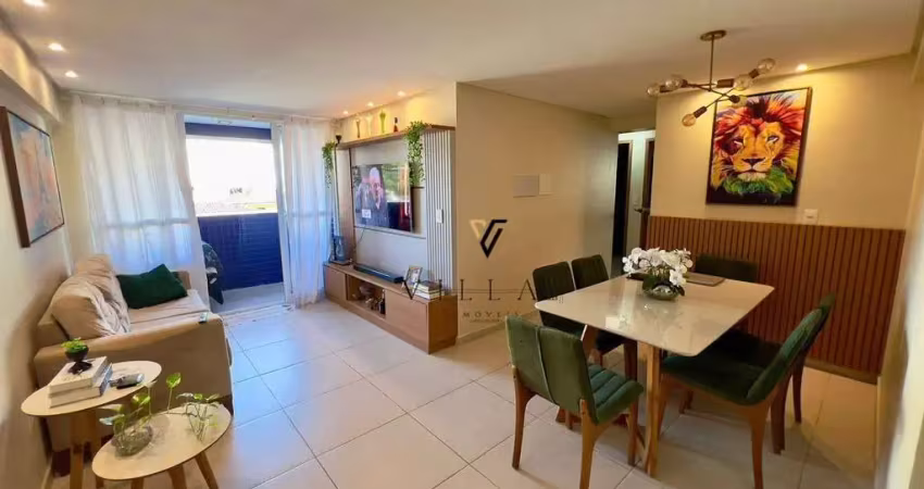 Apartamento maravilhoso com 3 dormitórios, 2 salas e cozinha à venda, 110 m² por r$ 550.000 - jardim oceania - joão pessoa/pb