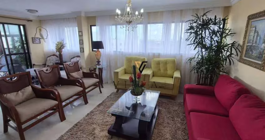 Cobertura espetacular com 4 dormitórios, 3 salas, cozinha ampla e varanda à venda, 260 m² por r$ 1.700.000 - tambaú - joão pessoa/pb