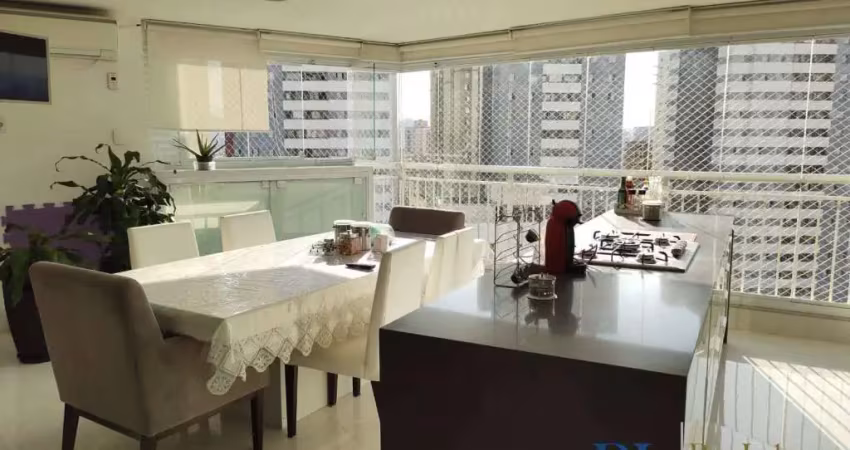 Vende apartamento 122,  família mooca 3 suítes - sacada gourmet permuta