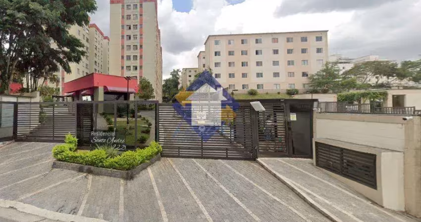 Apartamento para venda em santo andré, vila lutécia, 2 dormitórios, 1 banheiro, 1 vaga