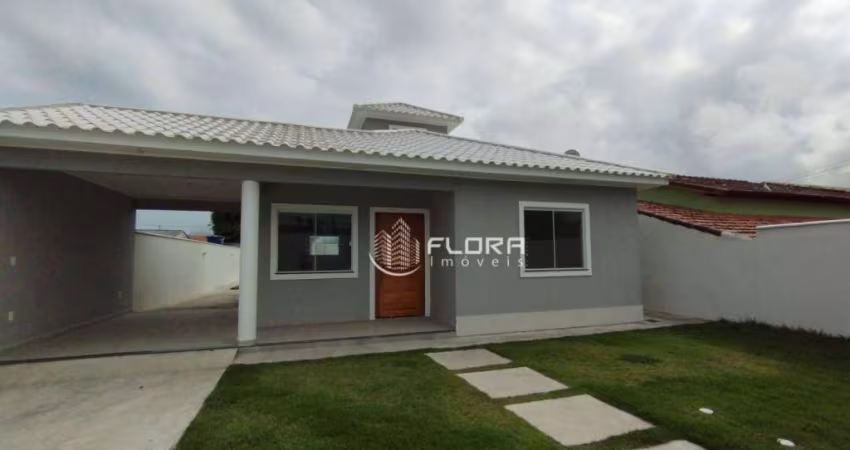 Casa em Itaipuaçu com 3 dormitórios à venda, 115 m² por R$ 625.000 - Jardim Atlântico Central (Itaipuaçu) - Maricá/RJ