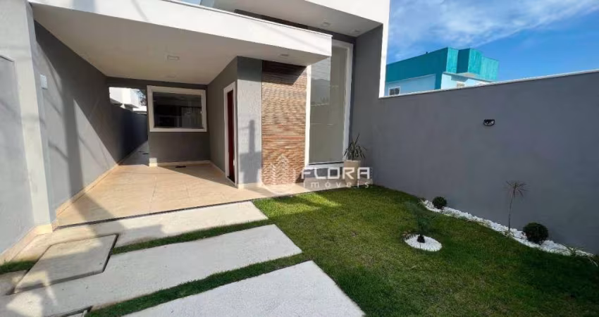 Casa com 3 dormitórios à venda, 131 m² por R$ 589.990,00 - Barroco (Itaipuaçu) - Maricá/RJ