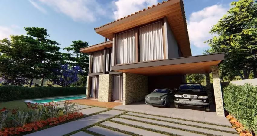 Casa com 3 suítes, piscina, spa, lounge, com 274 m², à venda, por r$ 1.490.000 - são josé do imbassaí - maricá/rj