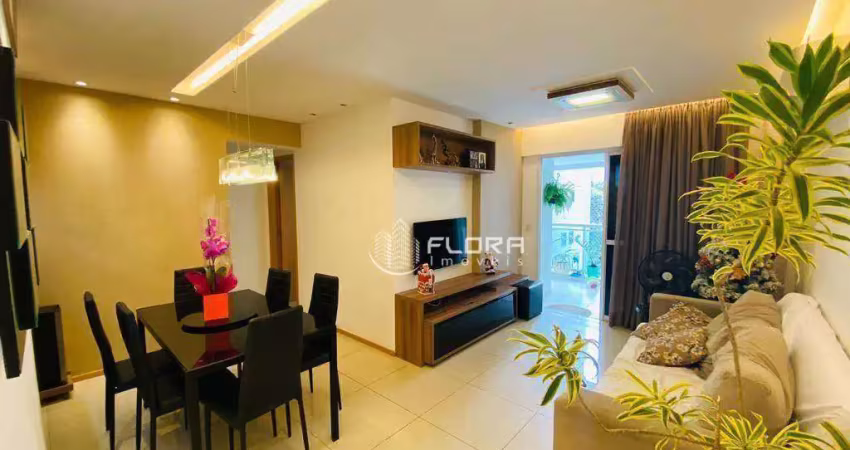 Apartamento com 3 dormitórios à venda, 120 m² por r$ 1.300.000 - icara - niterói/rj