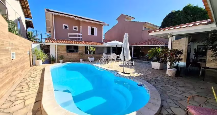 Casa com 5 dormitórios, duas suites no 1º pavimento + 1 no 2º. à venda, 400 m² por r$ 1.750.000 - itaipu - niterói/rj