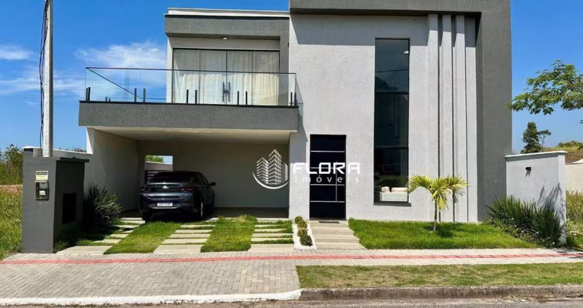 Casa com 3 dormitórios para alugar, 208 m² por R$ 7.717,75/mês - Cajueiros (Itaipuaçu) - Maricá/RJ