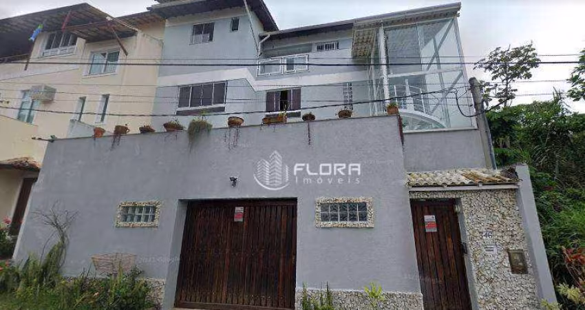 Casa com 4 dormitórios para alugar, 262 m² por R$ 7.300,00/mês - Camboinhas - Niterói/RJ